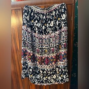 Vintage Sharon Anthony Floral Patterned Skirt